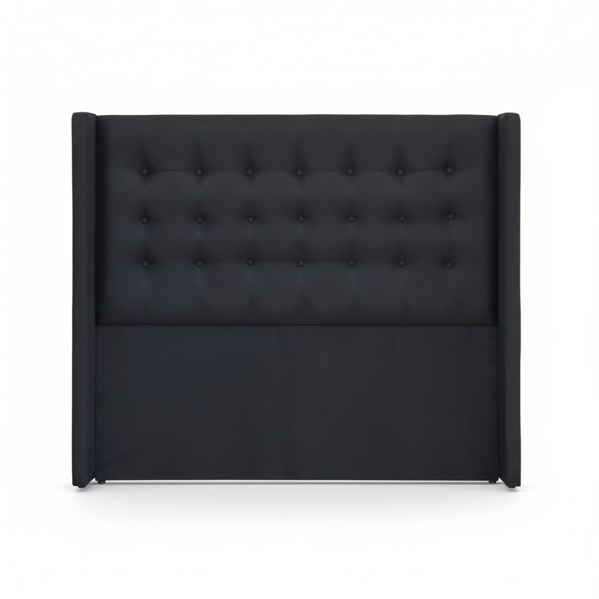 BLOCCARE - Respaldo De Cama Queen - Con Retorno Negro