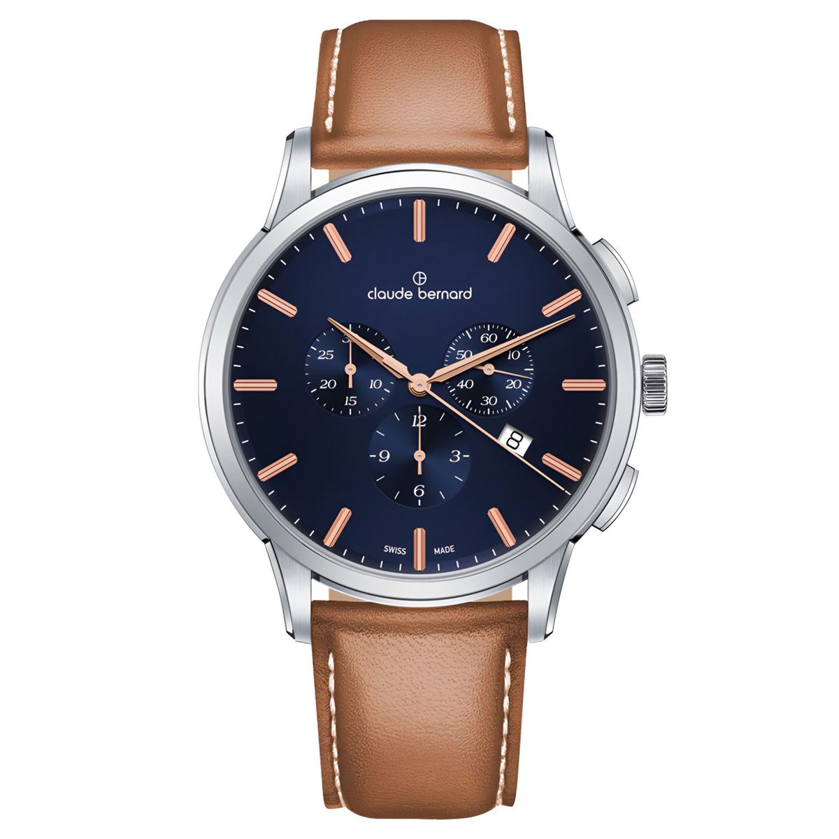 CLAUDE BERNARD - Reloj Claude Bernard Classic Chronograph Hombre 43mm