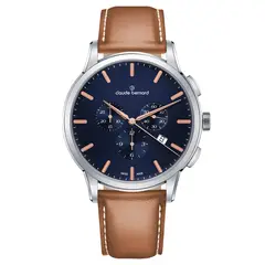 CLAUDE BERNARD - Reloj Classic Chronograph Hombre 43mm