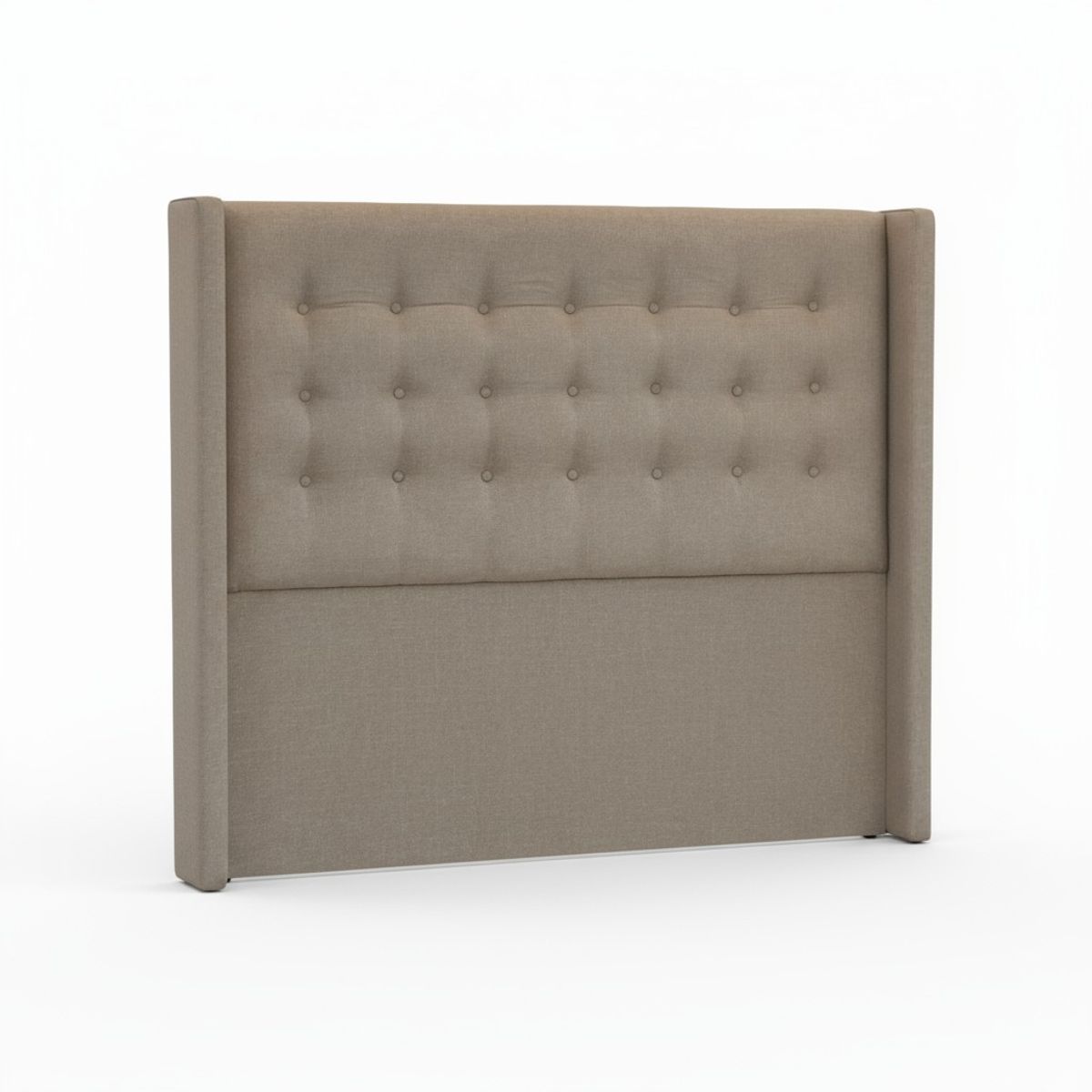BLOCCARE - Respaldo De Cama Queen - Con Retorno Beige