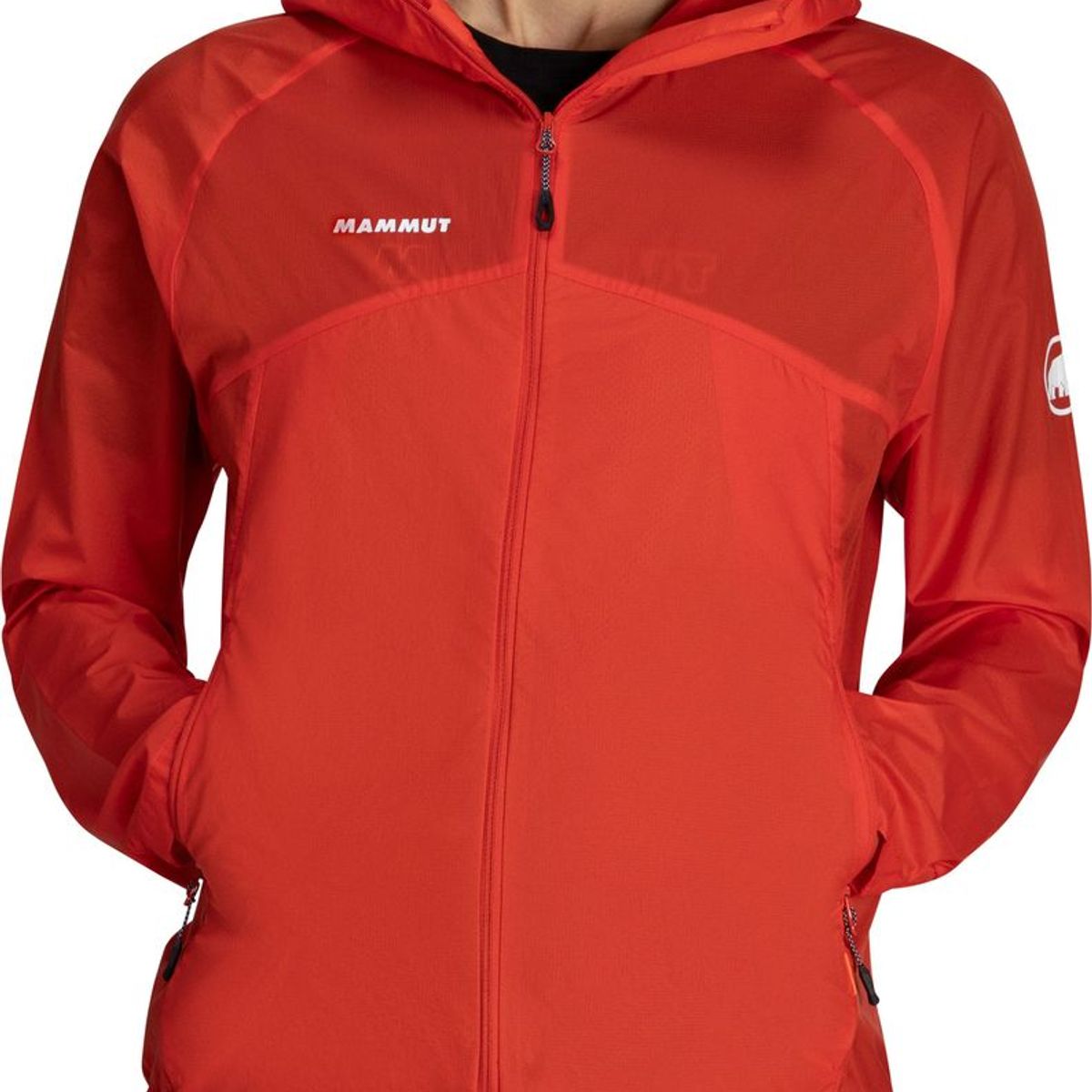 MAMMUT - Chaqueta Mujer Convey Wb Hooded Jacket Af Rojo Mammut