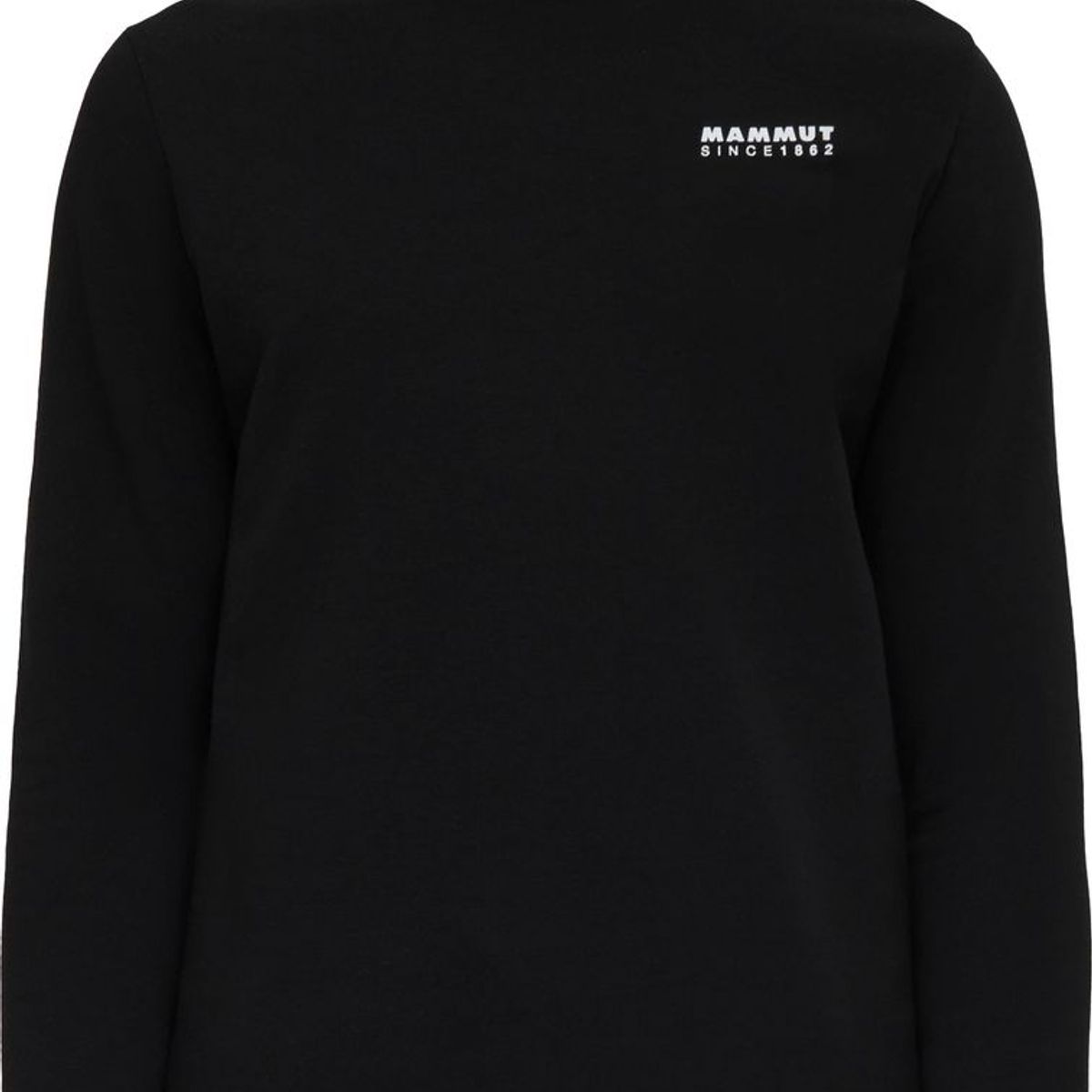 MAMMUT - Poleron Hombre Core Ml Crew Neck 1862 Negro Mammut