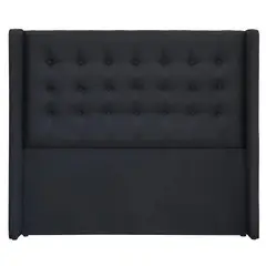 BLOCCARE - Respaldo De Cama King - Con Retorno Negro