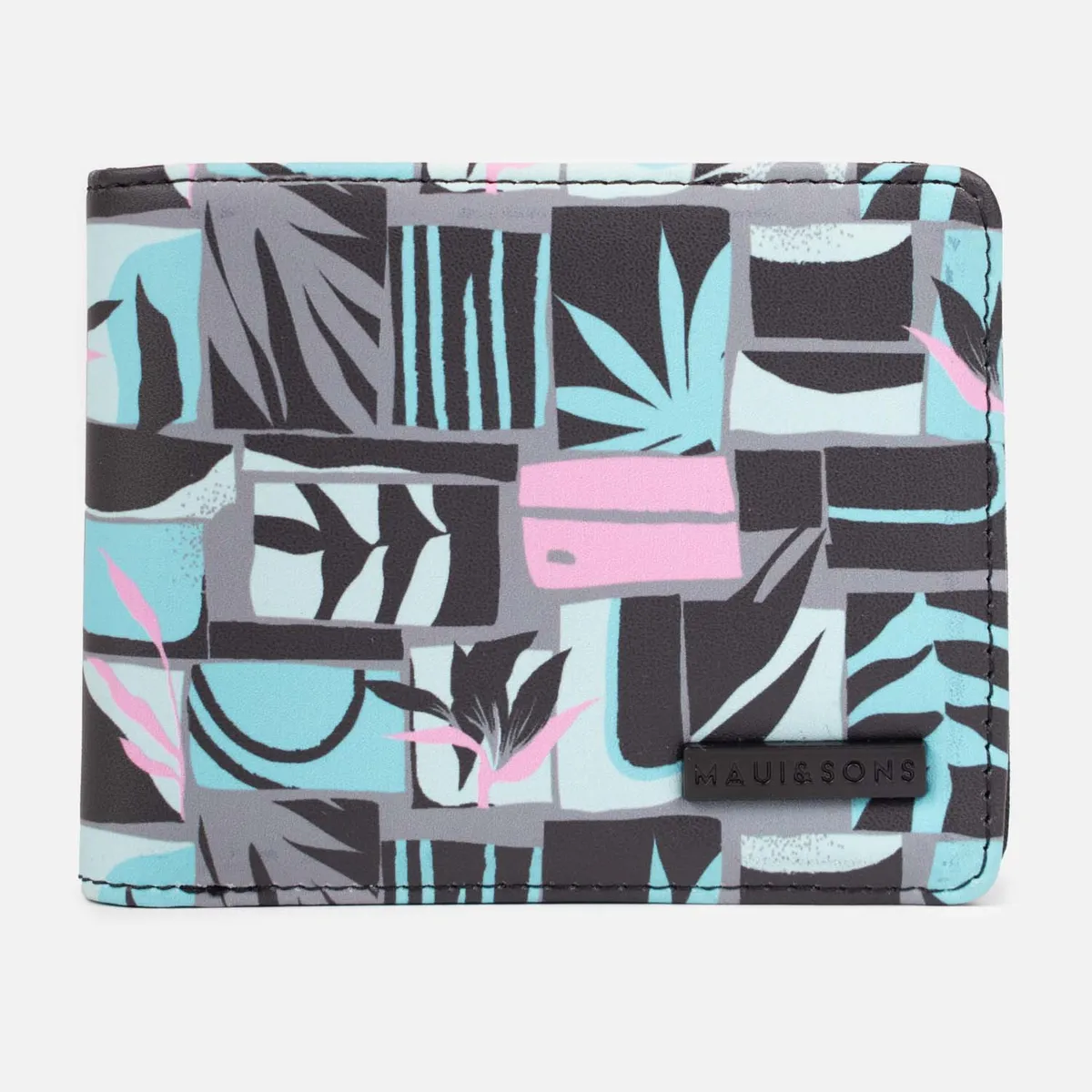 MAUI AND SONS - Billetera Flora Multicolor Hombre Maui And Sons