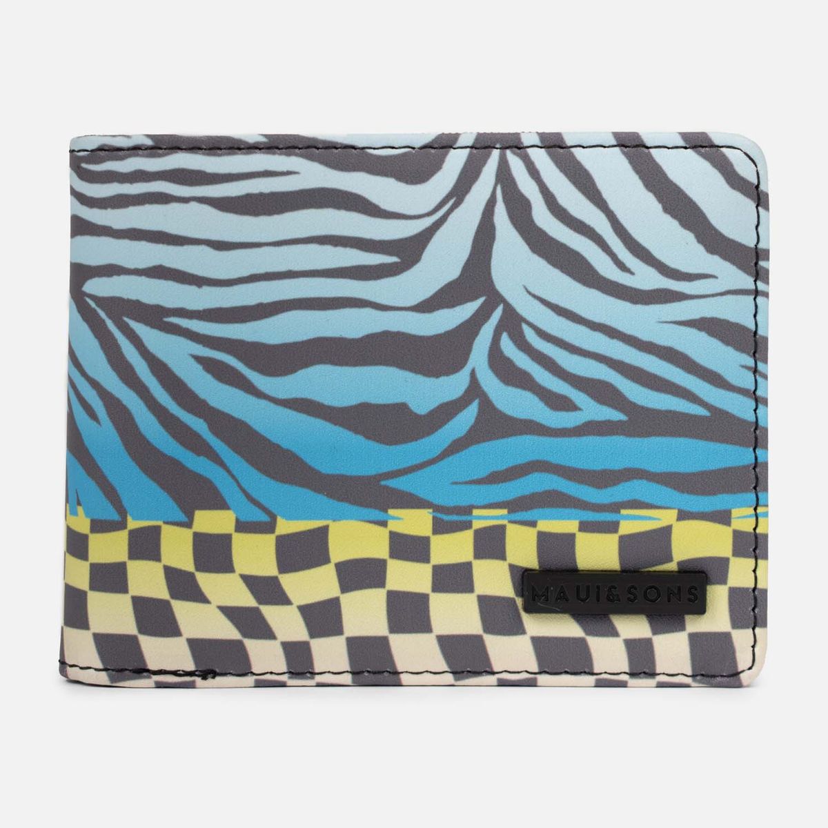 MAUI AND SONS - Billetera Zebra Chezz  Multicolor Hombre Maui And Sons