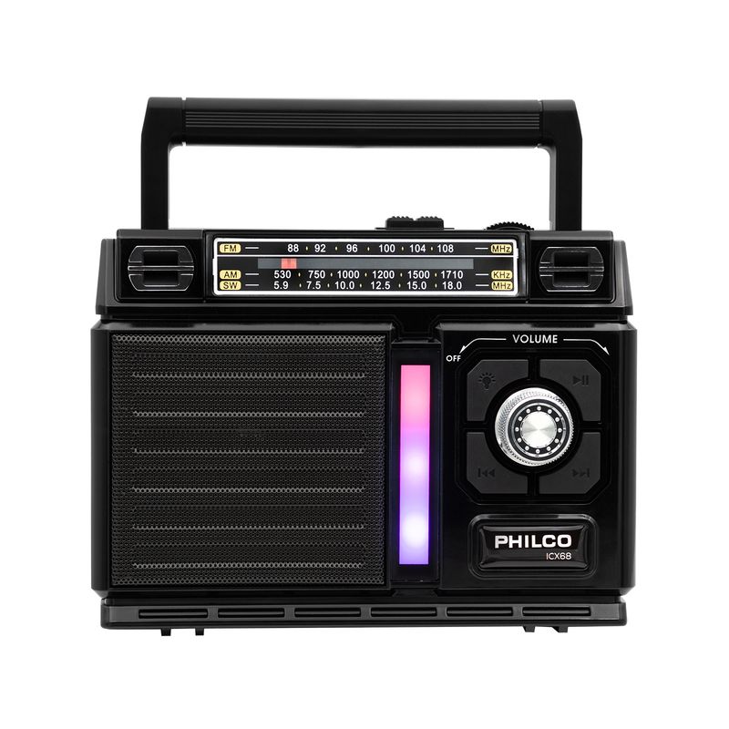 PHILCO - RADIO MULTIBANDA PANEL SOLAR ICX68 PHILCO