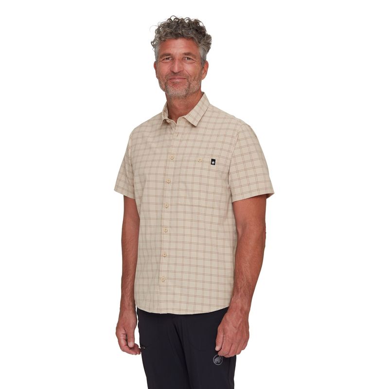 MAMMUT - Camisa Hombre Lenni Beige Mammut