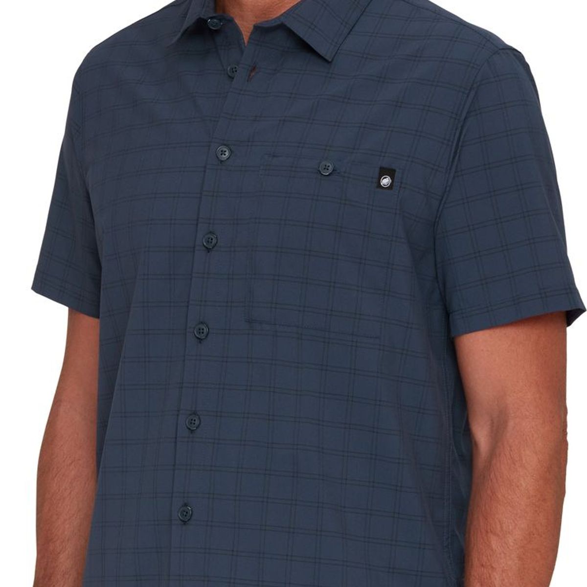 MAMMUT - Camisa Hombre Lenni Azul Mammut