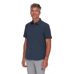 MAMMUT - Camisa Hombre Lenni Azul