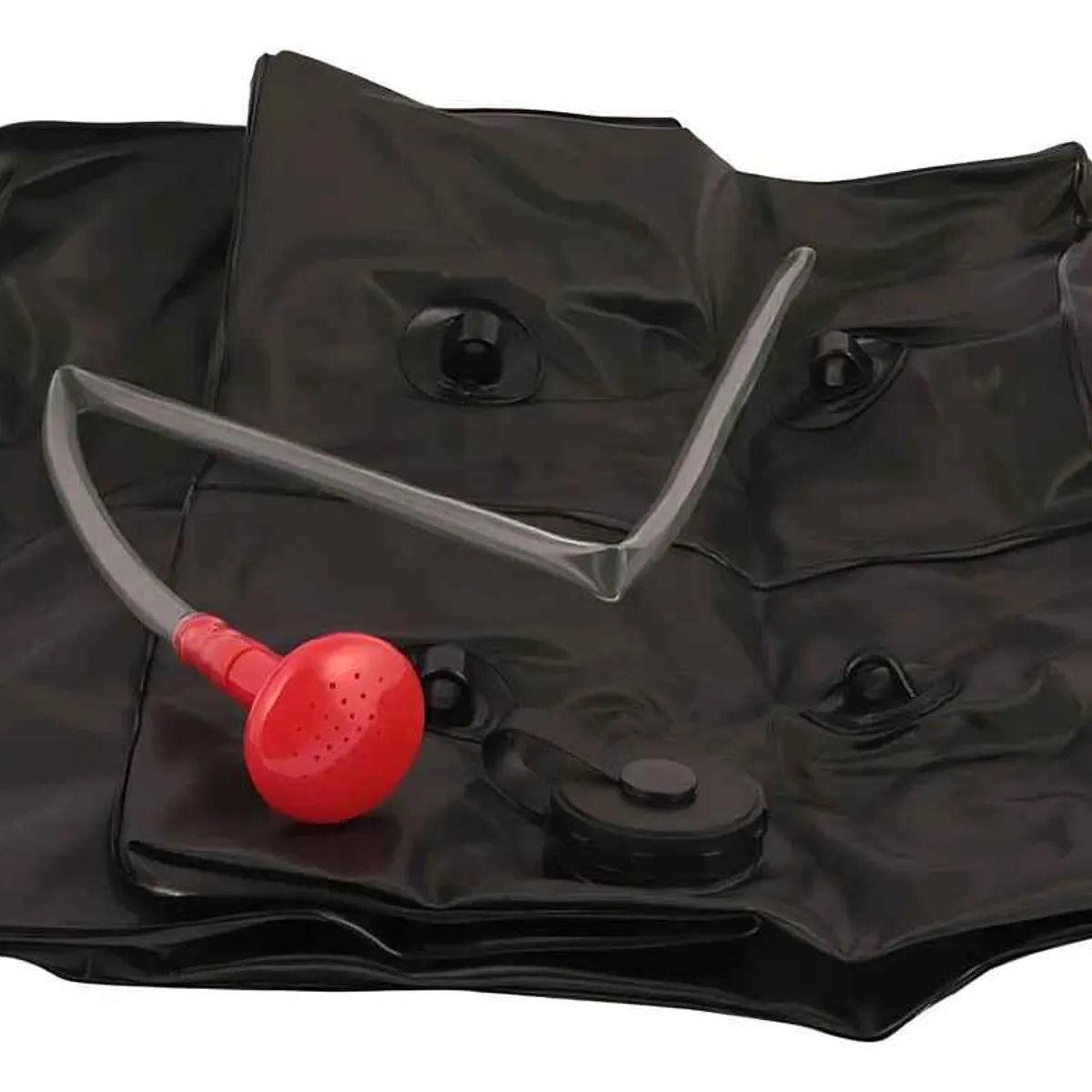 GENERICO - Ducha Solar 40 Litros Negro Doite Camping Playa Exterior Compacta