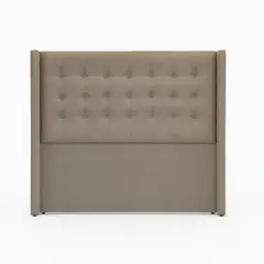 BLOCCARE - Respaldo De Cama King - Con Retorno Beige
