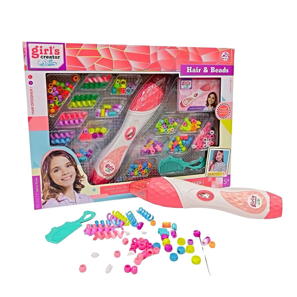 GENERICO - JUEGO SET TRENZADOR PARA EL CABELLO INFANTIL