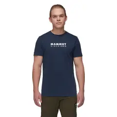 MAMMUT - Polera Hombre Core Logo Azul