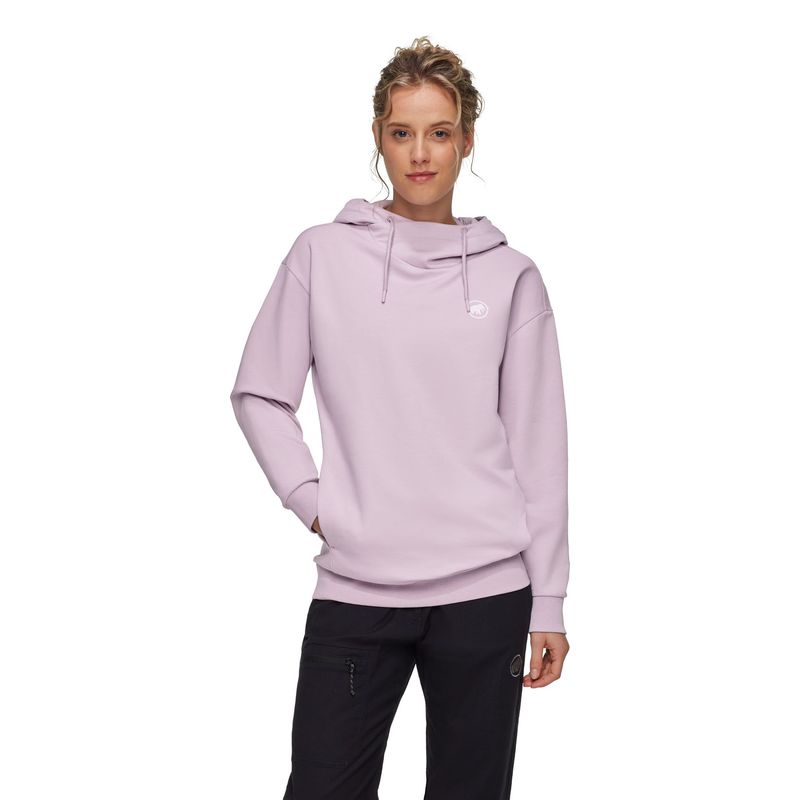 MAMMUT - Poleron Mujer Ml Hoody Original Beige Mammut