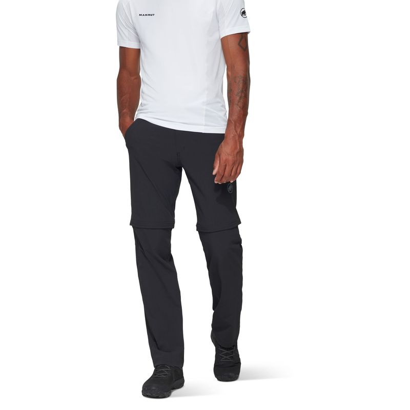 MAMMUT - Pantalón Hombre Hiking V Zip Off Negro Mammut