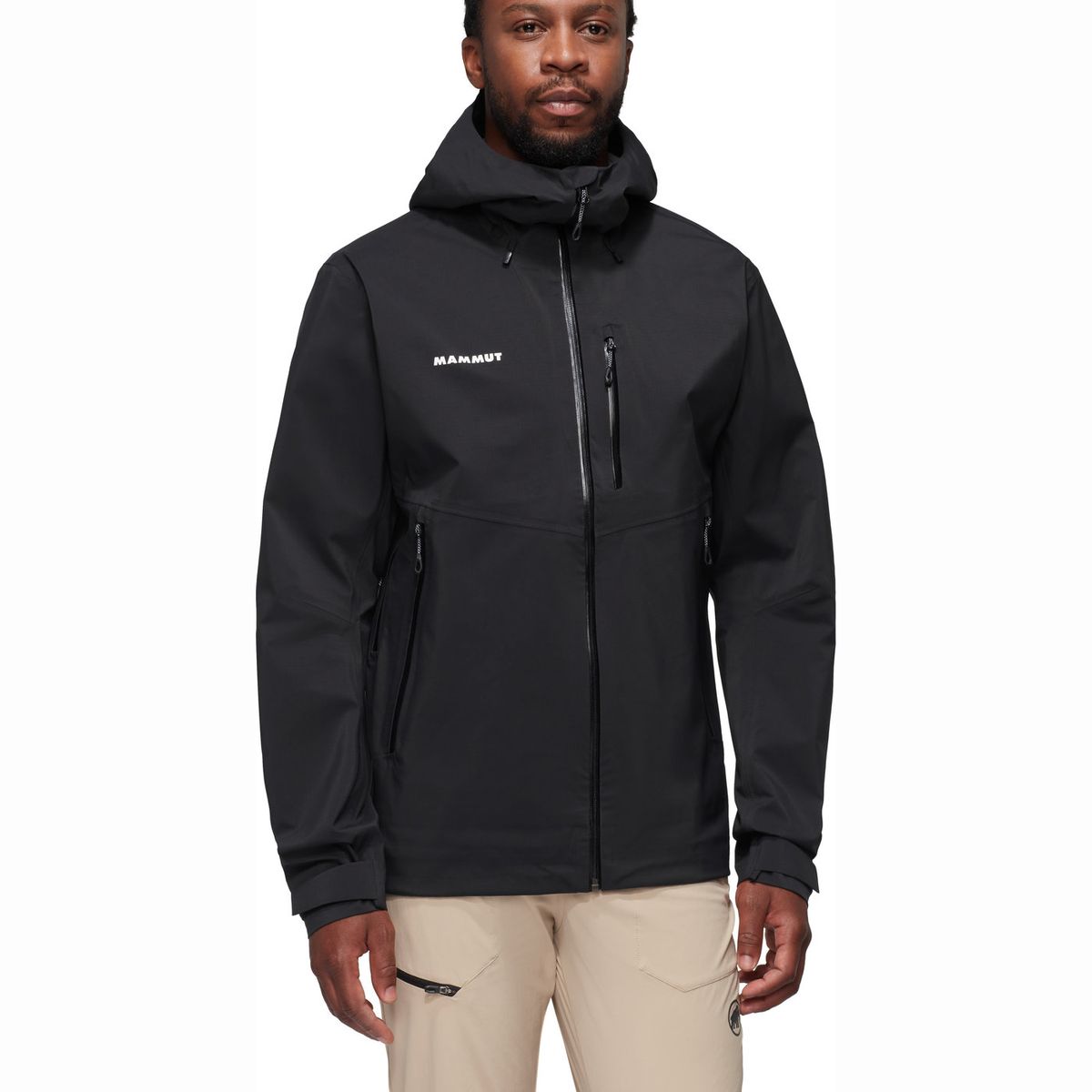 MAMMUT - Chaqueta Hombre Mammut Alto Guide Hs Hooded Negro