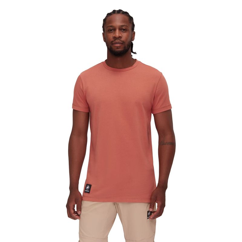 MAMMUT - Polera Hombre Massone Patch Rojo Mammut