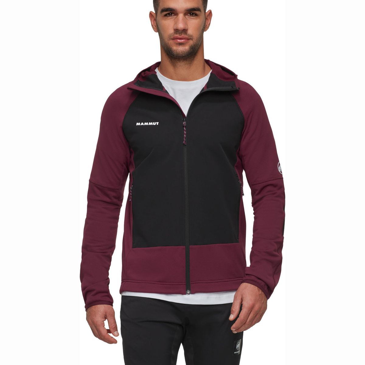MAMMUT - Polar Hombre Mammut Massone Ml Hooded Rojo