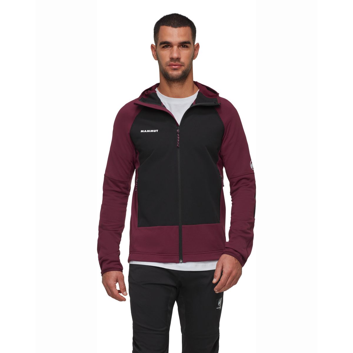 MAMMUT - Polar Hombre Mammut Massone Ml Hooded Rojo
