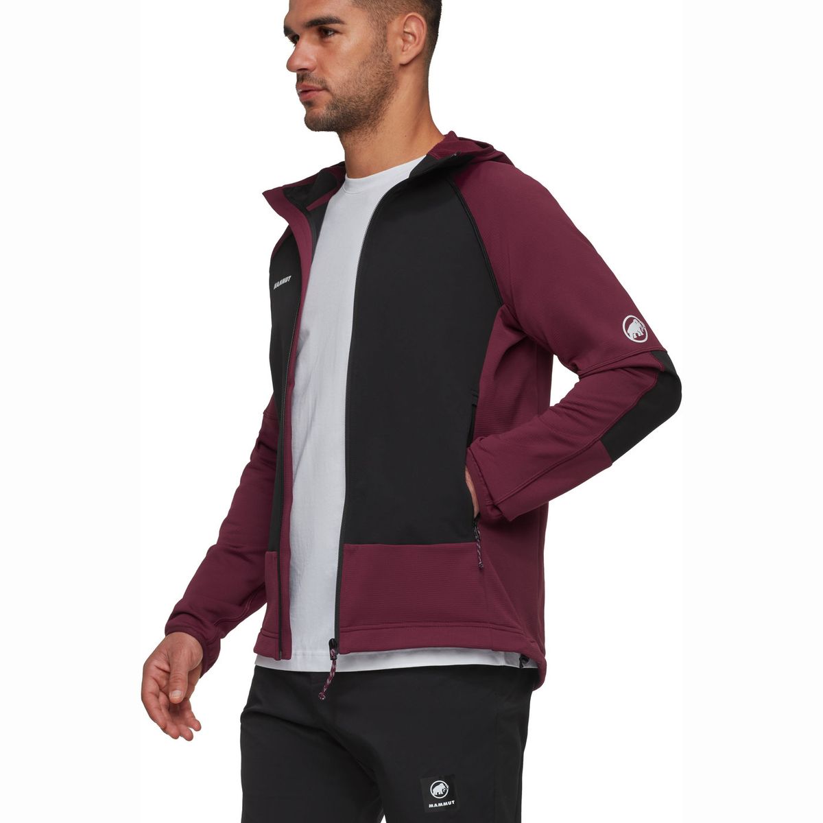 MAMMUT - Polar Hombre Mammut Massone Ml Hooded Rojo