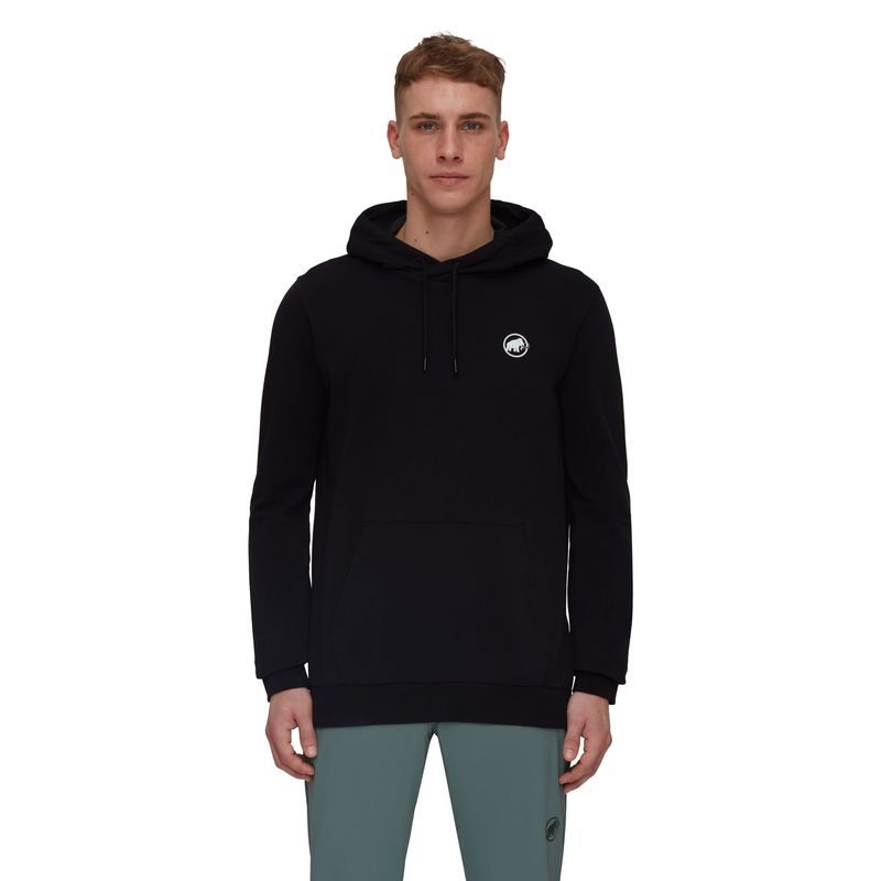 MAMMUT - Poleron Hombre Ml Hoody Original Negro Mammut