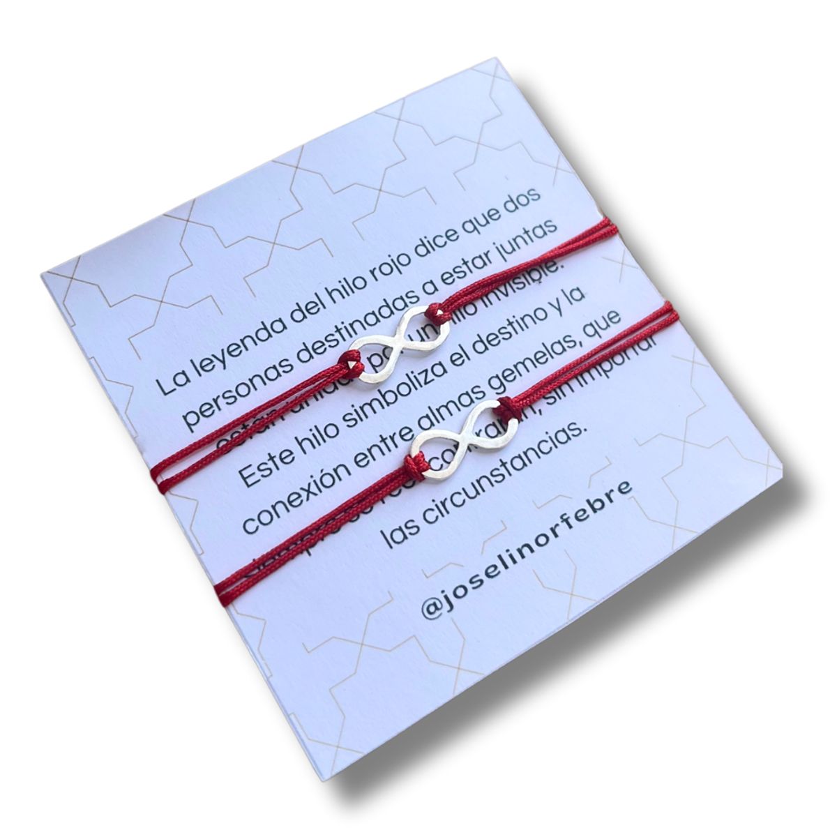 GENERICO - PULSERA PLATA INFINITO PAREJAS