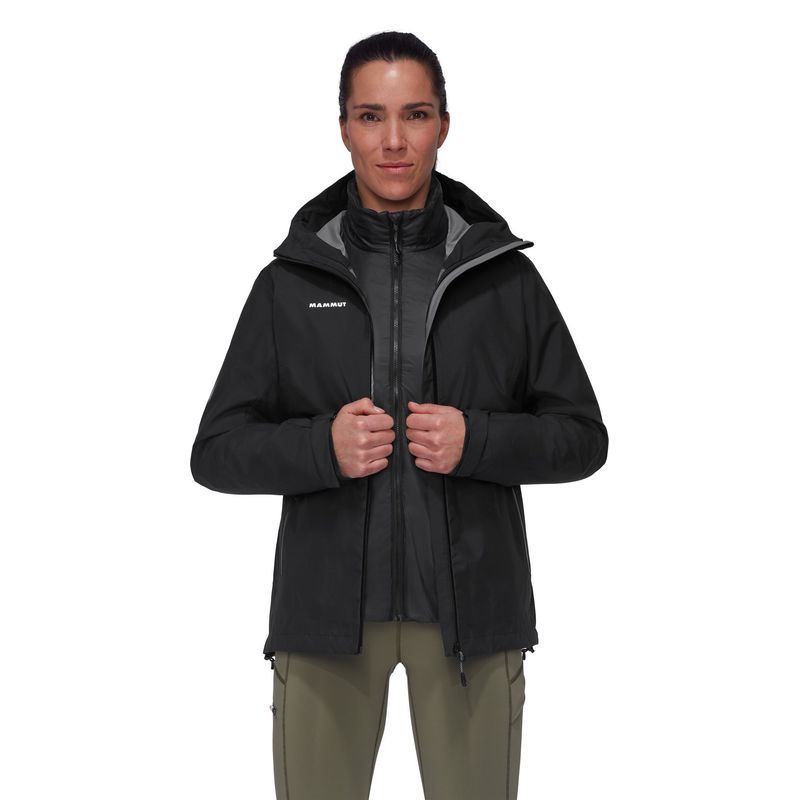 MAMMUT - Chaqueta Mujer Alto Light 3 In 1 Hs Hooded Negro Mammut