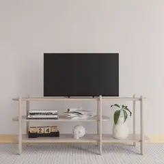 GENERICO - Rack TV de Madera 120 cm – Modular y Fácil de Armar
