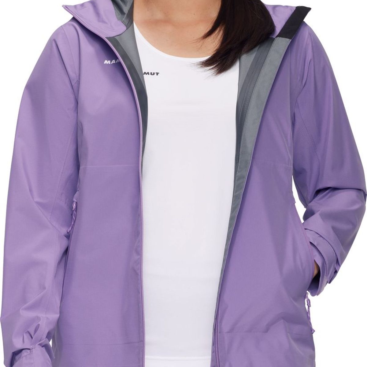 MAMMUT - Chaqueta Mujer Alto Light Hs Hooded Morado Mammut