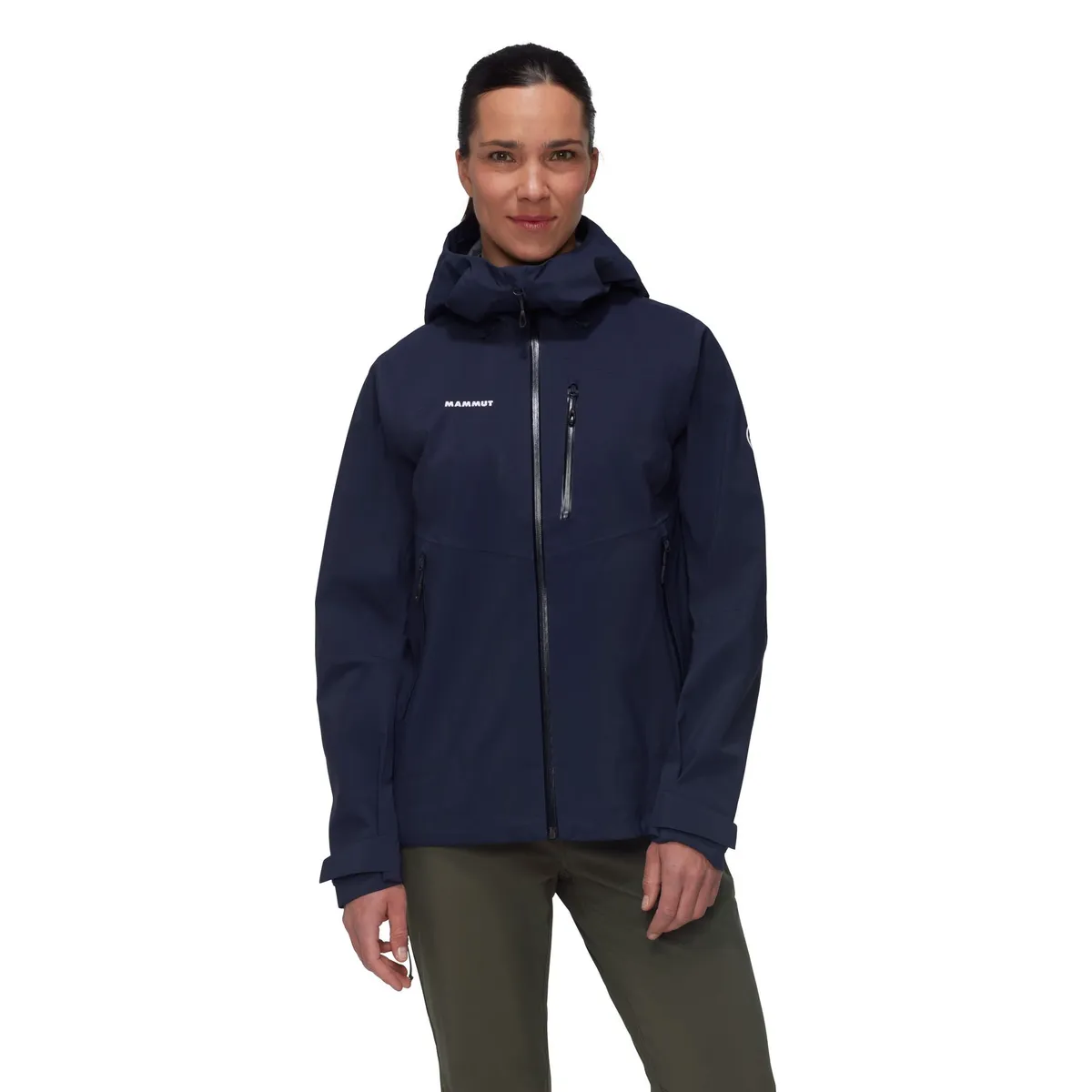 MAMMUT - Chaqueta Mujer Alto Guide Hs Hooded Azul Mammut