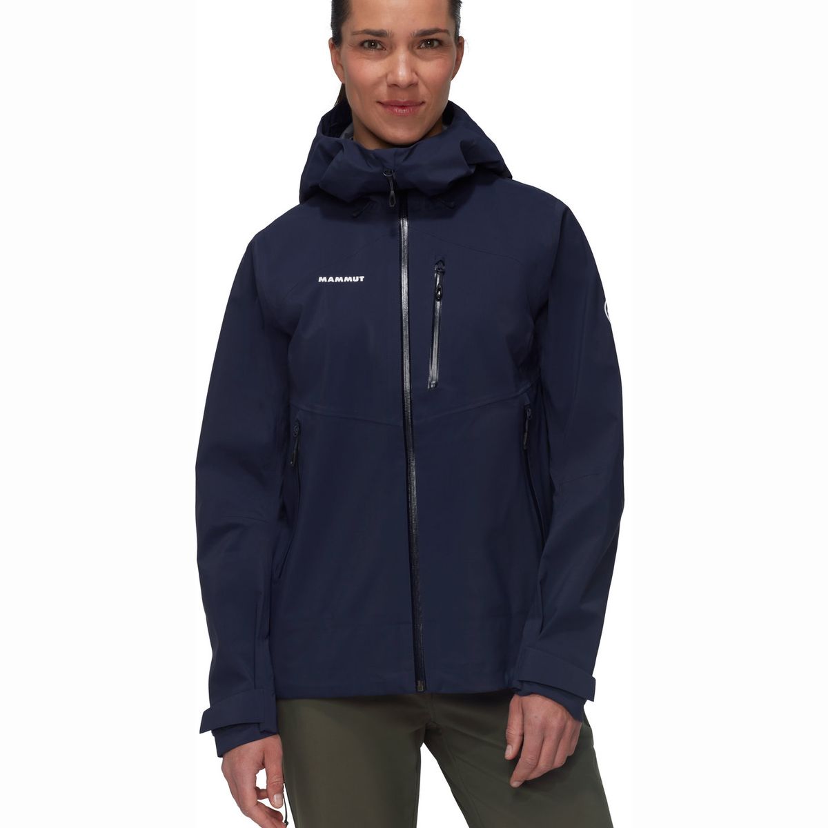 MAMMUT - Chaqueta Mujer Alto Guide Hs Hooded Azul Mammut