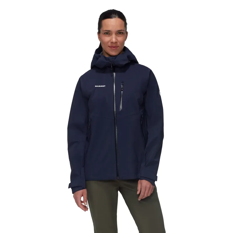 MAMMUT - Chaqueta Mujer Alto Guide Hs Hooded Azul Mammut