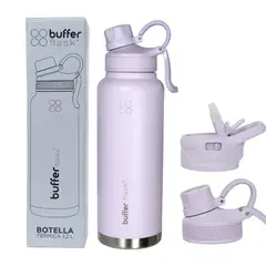 BUFFER FLASK - Botella Termica Agua Acero Inox Buffer 1.2 - Violeta