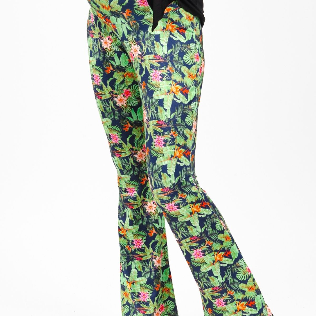 MADREMIA - Calza Flare Mateneral Flo Estampada Madremia