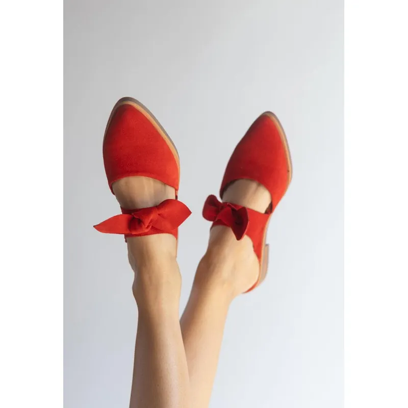 GIANI DAFIRENZE - Babucha Mujer / Marsala Rojo