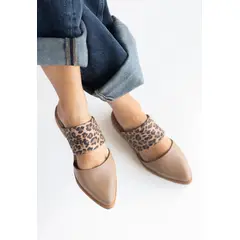 GIANI DAFIRENZE - Babucha Mujer / Gaviota Café Print