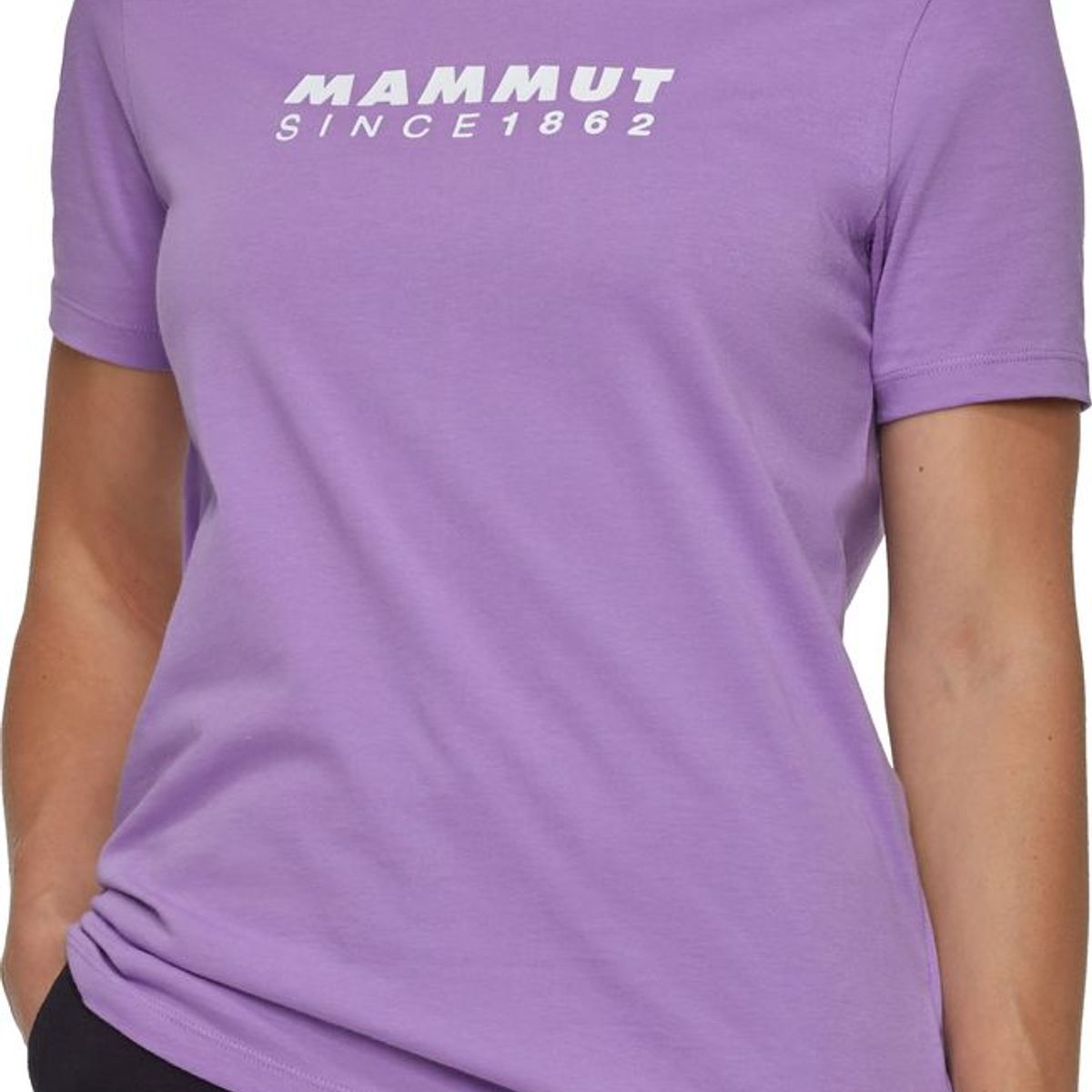 MAMMUT - Polera Mujer Core Logo Morado Mammut