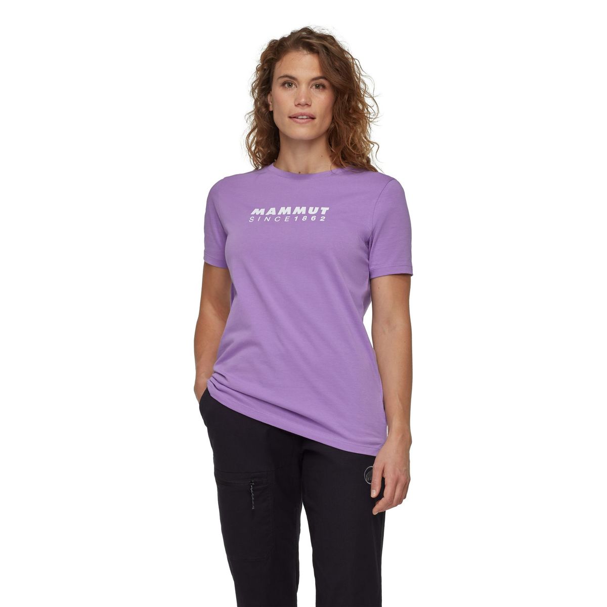 MAMMUT - Polera Mujer Core Logo Morado Mammut