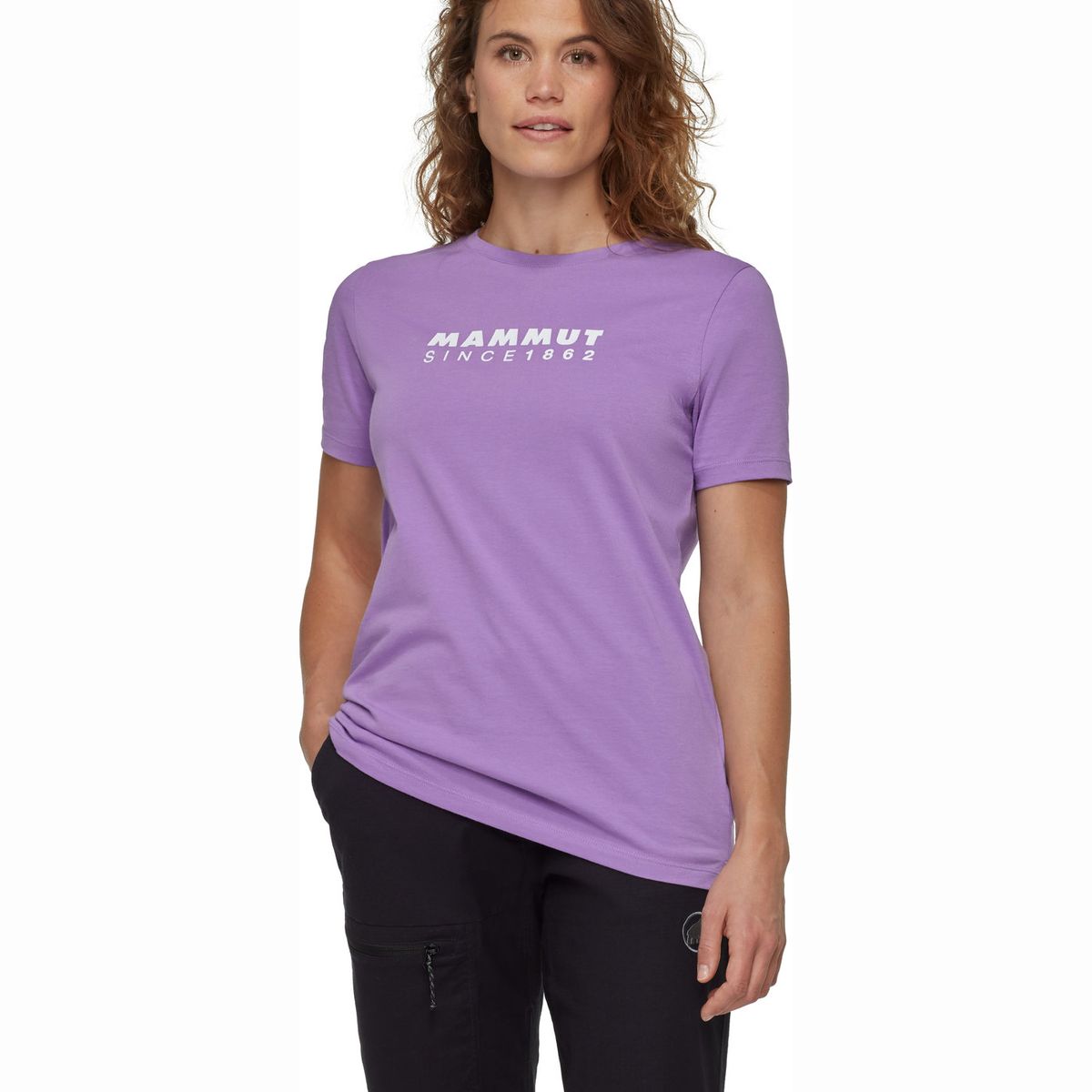 MAMMUT - Polera Mujer Mammut Core Logo Morado