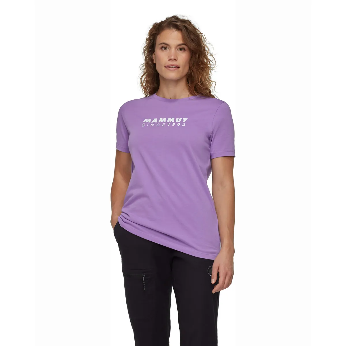 MAMMUT - Polera Mujer Mammut Core Logo Morado