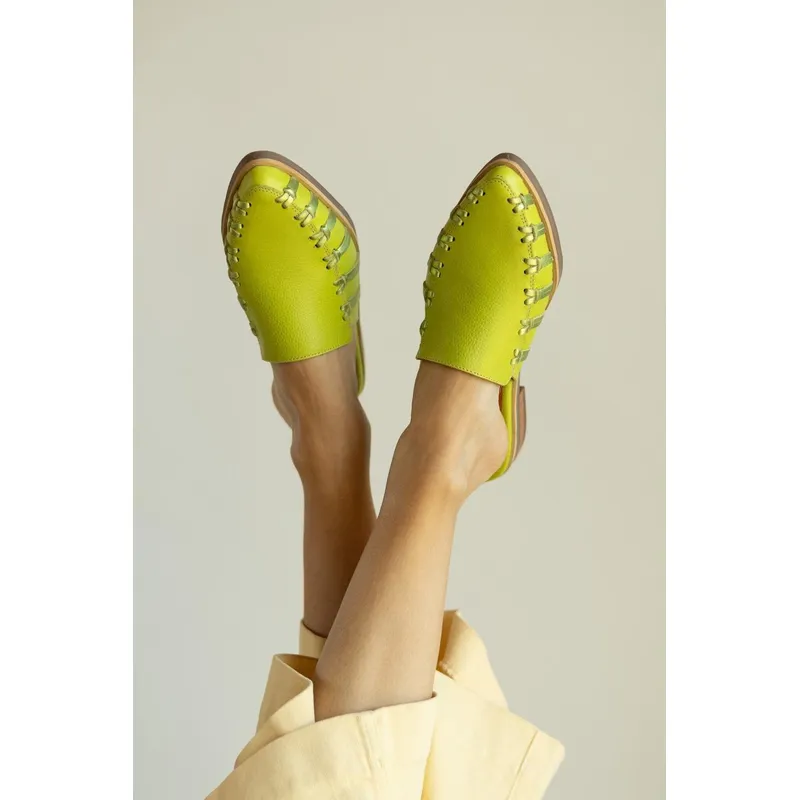 GIANI DAFIRENZE - Babucha Mujer / Luna Verde