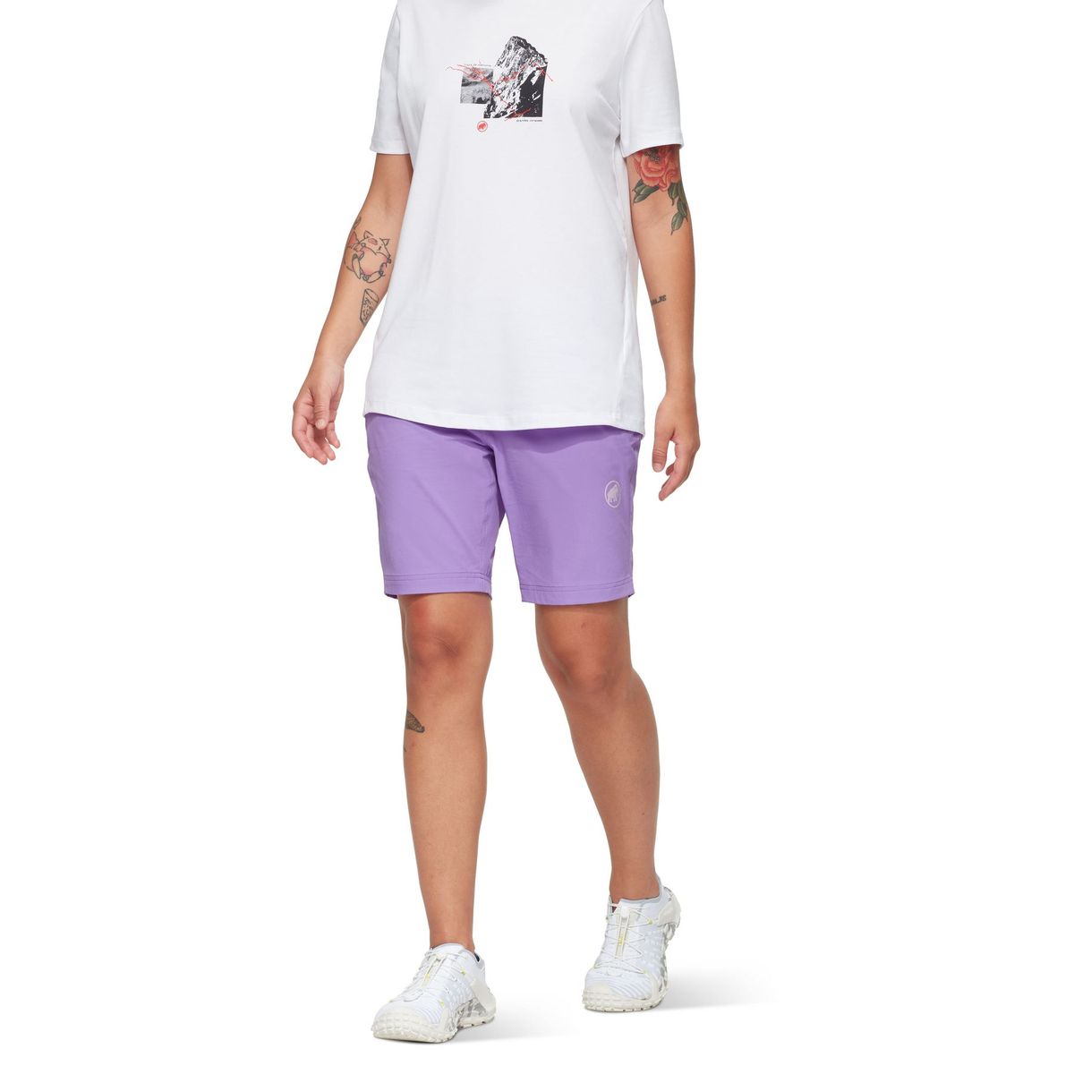 MAMMUT - Shorts Mujer Hiking V Morado Mammut