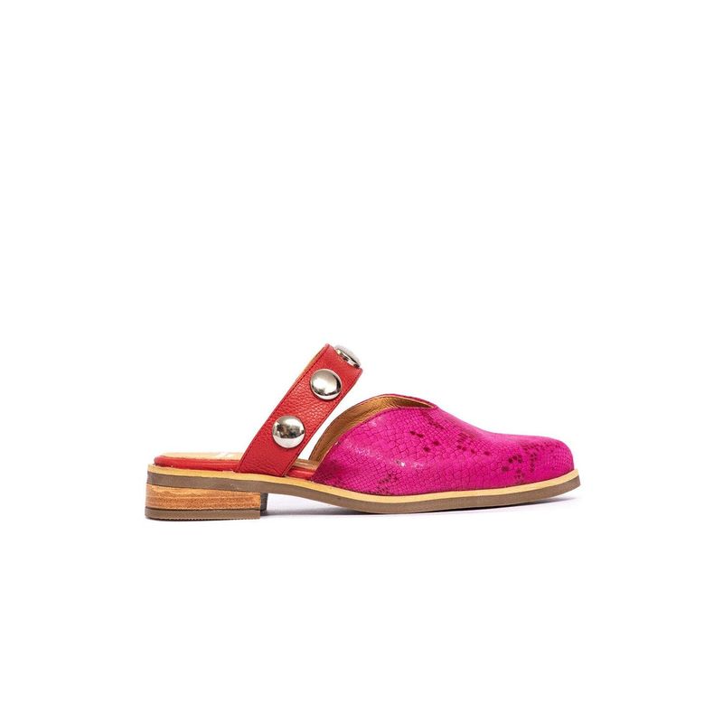 GIANI DAFIRENZE - Babucha Mujer / Pibi Fucsia Rojo