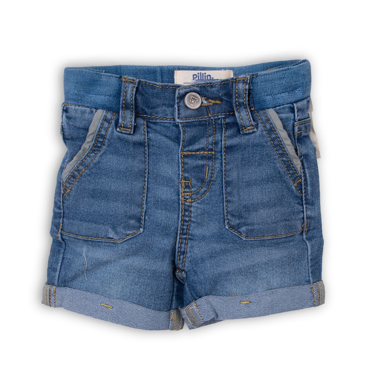 PILLIN - Bermuda  Denim Pillin PVC733-25DEN