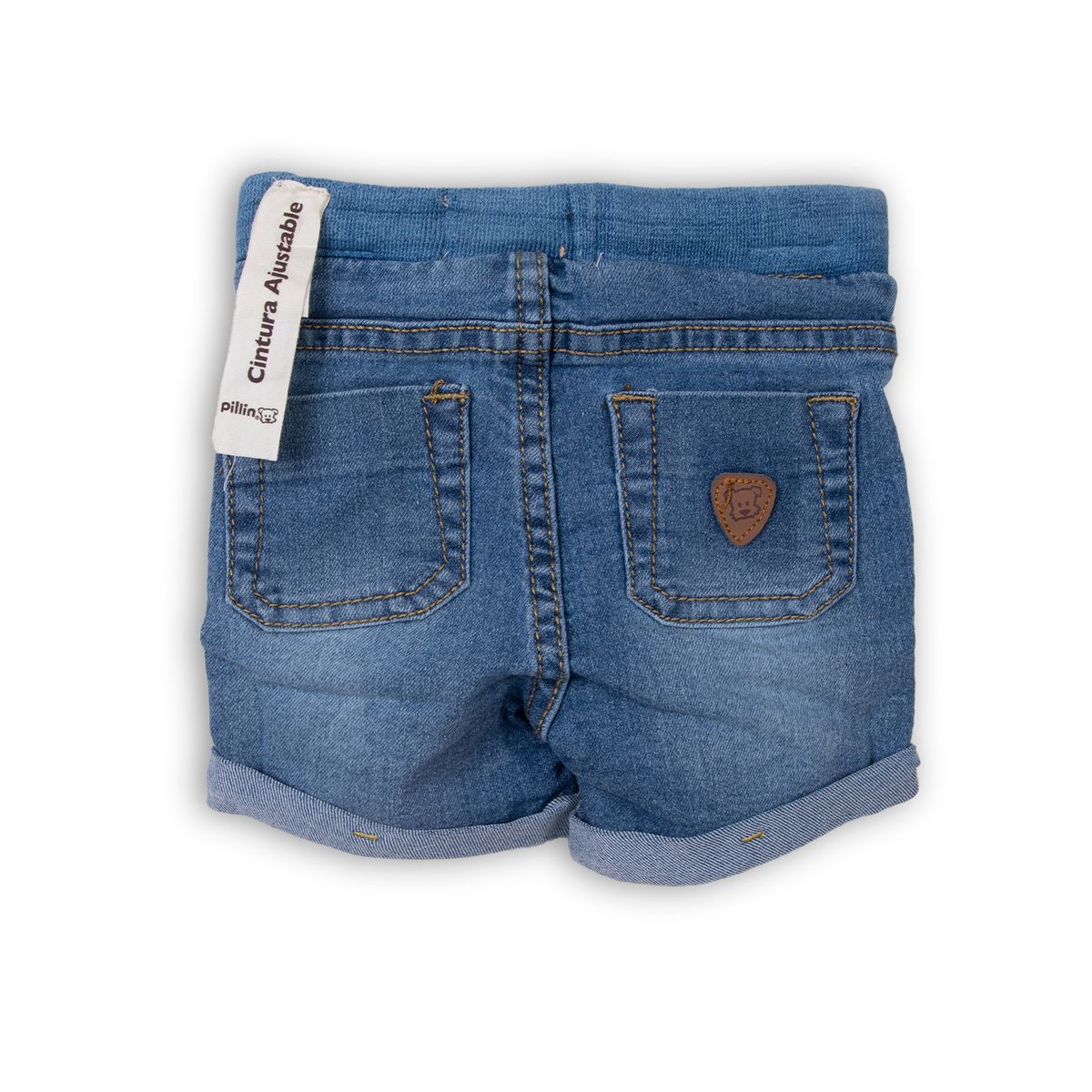 PILLIN - Bermuda  Denim Pillin PVC733-25DEN
