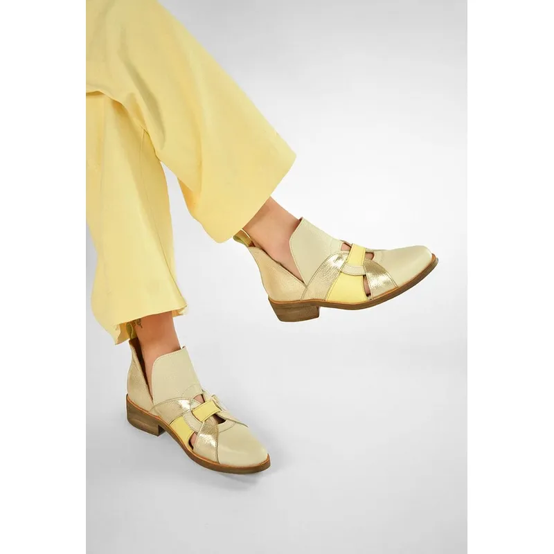 GIANI DAFIRENZE - Botin Mujer / Alhue Amarillo