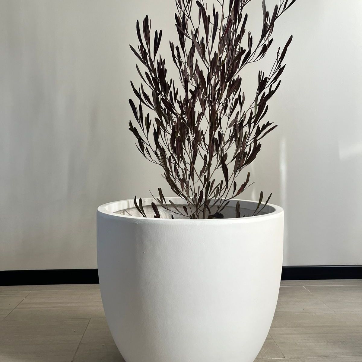 RAYUN - MACETERO WHITE MATE 40x35 cm