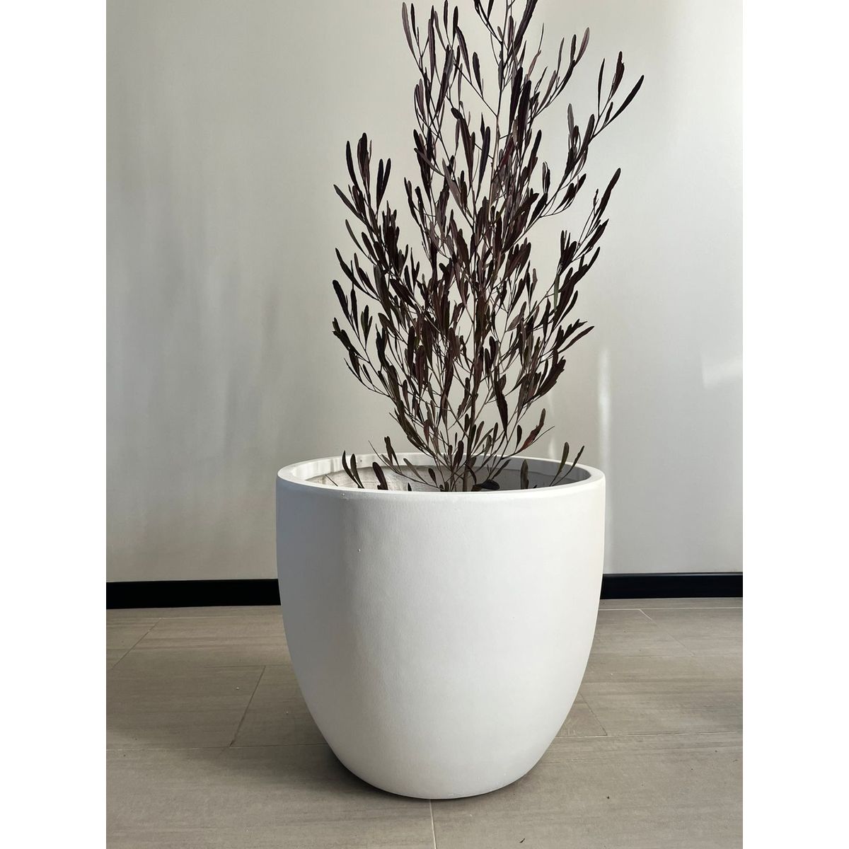 RAYUN - MACETERO WHITE MATE 40x35 cm