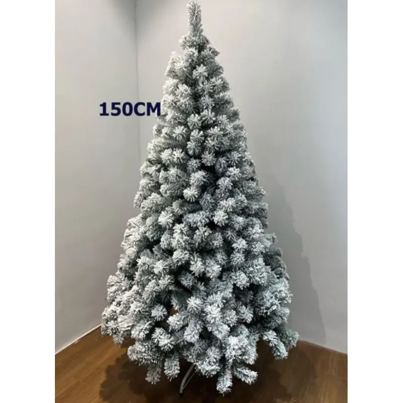 GENERICO - Arbol de Navidad Pascua Pino Verde Nevado Artificial 150cm