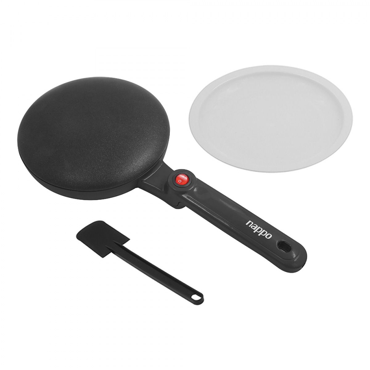 NAPPO - Panquequera Eléctrica Nappo Crepes 600W Flash-Cook 20cm